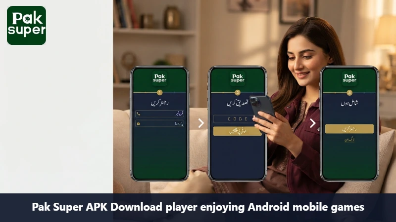 Pak Super APK Download player enjoying Android mobile games